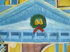 HOWARD SEGAR, VINTAGE XMAS CHRISTMAS CAROLERS SNOWY WINTER HOLIDAY CHARMING OIL