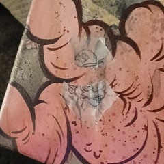 Original Art “Wolf Guts” Frank Forte 16″x20″ Lowbrow Pop Surrealism Original