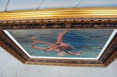 Sarah Wall ORIGINAL oil painting on wood The Deep Sea 43×33 SIGNED w COA $11,300