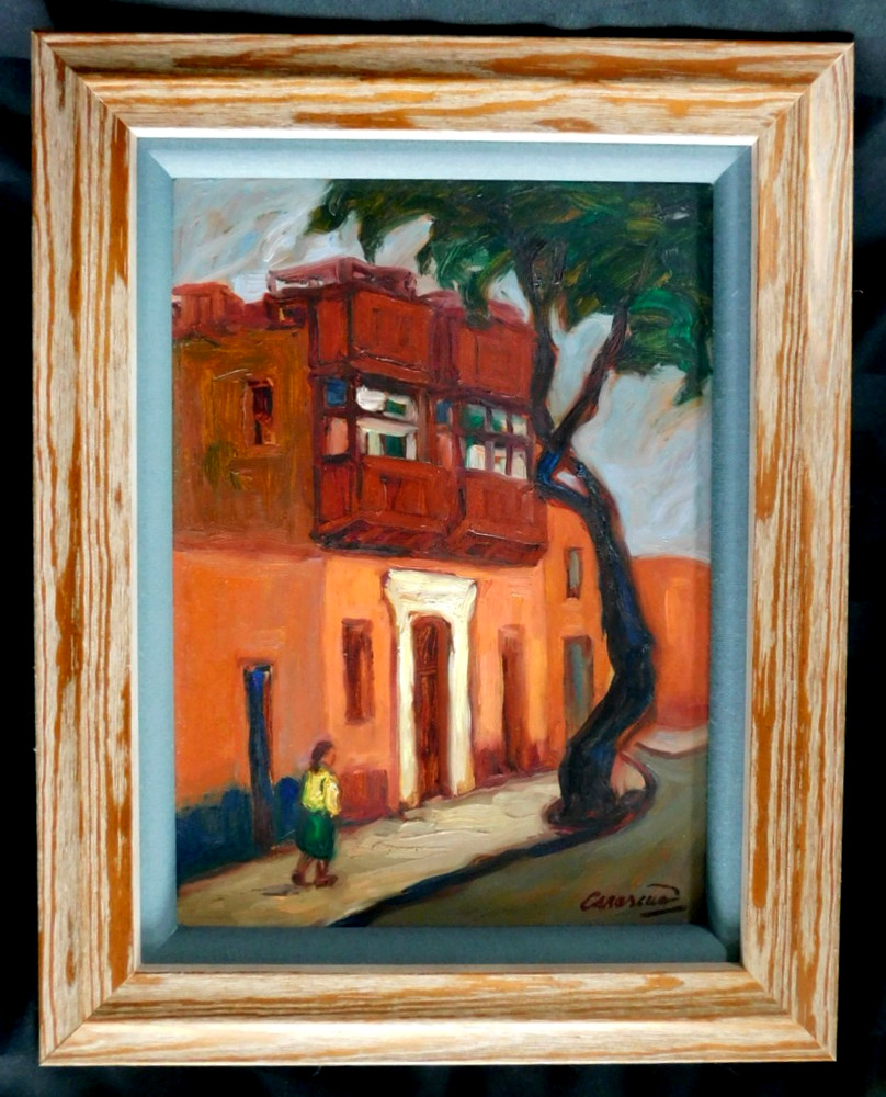 VERY FINE EUROPEAN SCHOOL SIGNED ORIGINAL IMPRESSIONISM OIL PAINTING