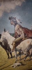 Frederic Remington The Smoke Signal Painting Hand Painted Repo Aaron Ashley
