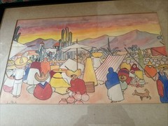 Vintage Jorge A Murillo Southwest Watercolor Signed
