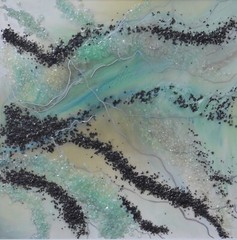 art 45 original painting 50×50 cm C014 MJ artwork mixed media modern modern