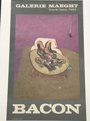 Original Galerie Maeght Francis Bacon Exhibition Poster, Circa 1966
