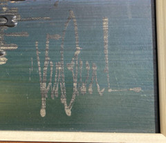 Mid-Century Modern, Van Gaard, Drip Oil Steamer Paddleboat Painting, Signed