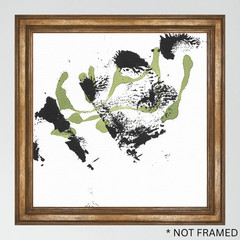 „Stain 19“ Teagan Reasor Original Abstract Painting Acrylic 6×6 SHLERM ARTS