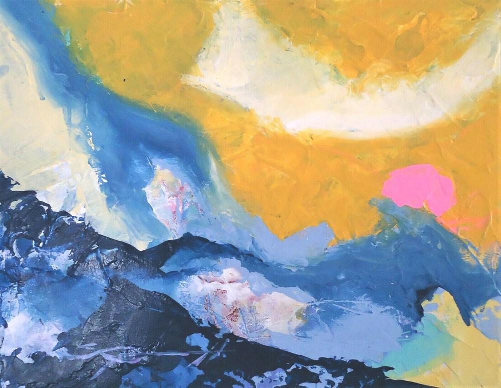 ORIGINAL PAINTING „Pink Lemonade“ 11×14 unframed illustr.board by Steven Graff