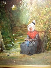 Antique Scottish Gouache Watercolor Painting Robert Frier 19th Century