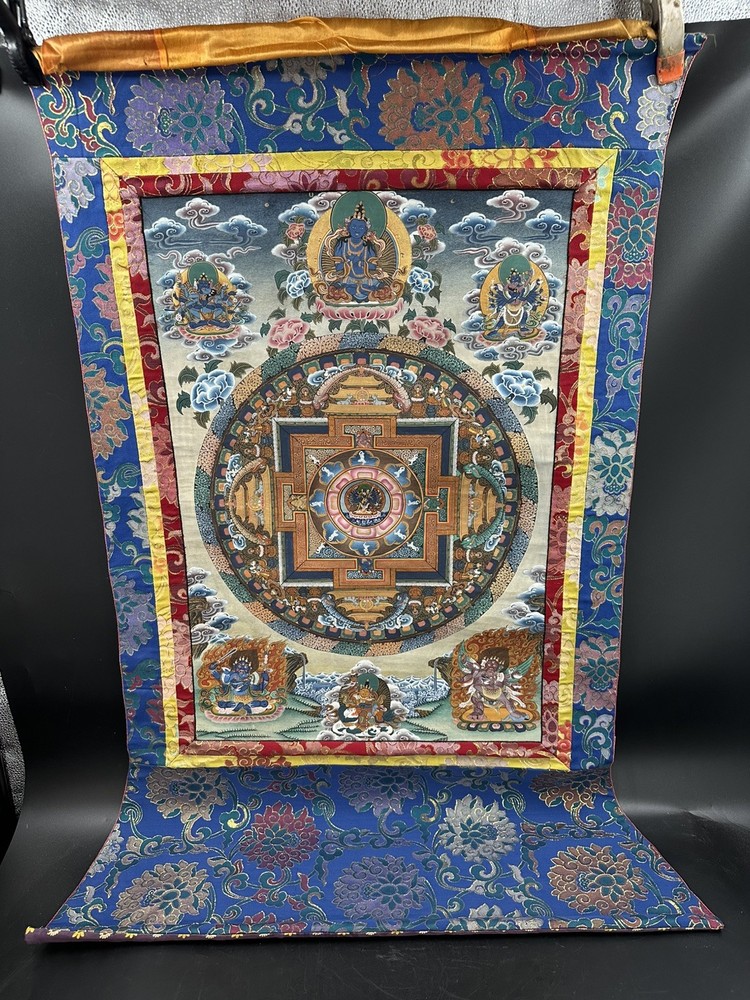 Hevajra Mandala Thangka Painting Tibetan Buddhist 20 C