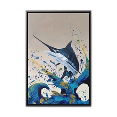 The Beauty In Chaos Kre8 Framed Premium Gallery Wrap Canvas Art Print 24×16” COA