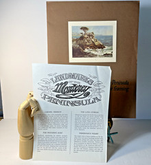1969 Don Davey Set of 4-Pacific Coast Monterey Seascapes Portfolio Calif. Carmel