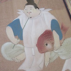 SIGNED VINTAGE FINE CHINESE JAPANESE FIGURES SCHOLAR WARRIOR ASIAN PAINTING 46″