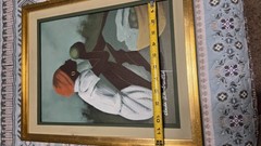 13.5 X 10.5 ORIGINAL ART PAINTING BY THE LATE GREAT MASTER CLAUDE DAMBREVILLE