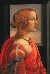 Handmade Oil Painting repro Sandro Botticelli La Bella Simonetta