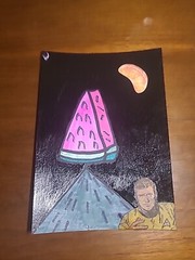 Original Star Trek Captain Kirk Fruit Space Moon Alien Abduction Spaceship Alien