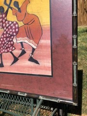 Stunning Original The Sindimba African Dance Painting 27”X 32 1/2” RARE