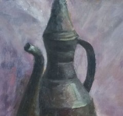 Oil painting Still life Ukrainian painter cardboard original home decor art