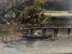 Antique Oil Painting Emilio (Conte) Gola 1851-1923 Italian Impressionist