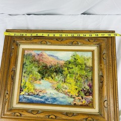 Helen Jordan Summer On The Creek Oil Painting Desert Landscape Mountains River