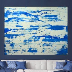 Pollock/Richter style Professional Painting 84”X62” (7 Foot) Abstract Modern XL