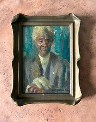 John Hubbard Rich (American Artist, 1876-1954), „Old Uncle“ Oil Painting