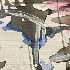Art Painting on canvas hand painted “Between Glass and Emptiness” 16×20 COA