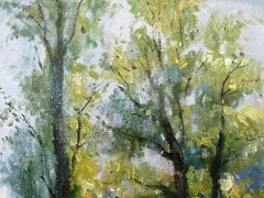 Country Road,Original Oil Painting by R. Cook, 51 X 61cm