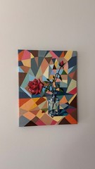 original fine art paintings, sign by artist, acrylic painting