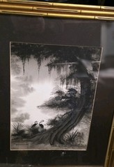 Miriam Ragan Original Oil Painting Swamp Bayou Scene 16×20 Framed