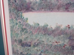 „Recanto vll“ Original 1/1 Monoprint Signed by Brazilian Cecilia Mayr