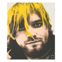 Kurt Cobain „Kurt’s Music Notes“ Artist Signed 12×16 One of a Kind on Canvas