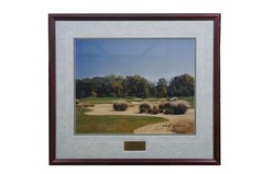 1997 Due Process Stables Golf Course 6th Hole Eagle Signed Photograph 28″