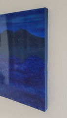 Notturno #8# Mixed Media Artwork by Maria Lacinque cm 59×80 Vesuvio, Napoli