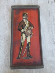 Vintage Yorkraft Revolutionary War Soldier Wall Plaques (5) Americana Colonial