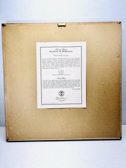 Framed Thomas Kinkade Lithograph “The Autumn Gate” Certificate of Authenticity