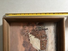 1940’s Signed Oil Painting. When Winter Comes. Framed. Beautiful Piece