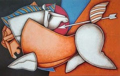 Hunt | Handmade Painting | Cotton Canvas | Acrylic Color