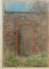 Franz Ehmke *1928 -2018 The City Wall in Altlandsberg Brick Passage