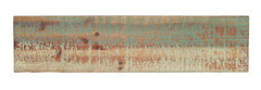 Beach on Wood Plank Painted Coastal Ocean Scape on Distressed Wood Salvage 29.5″