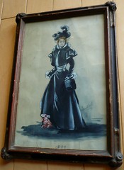 OLD RARE 19th Century ANTIQUE EARLY CALIFORNIA FASHION 1899, MINETTE HASLEHURST