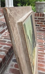 PETER HAYWARD ORIGINAL OIL CITYSCAPE PAINTING, 1940’s .FRAMED. 40X34 BEAUTIFUL