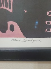 HUGE Nelson Sandgren Mid-Century Artwork – „The Twelfth Night“ –