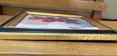 VTG Original Oil Painting “Red Tulips” By Bunny Oliver Signed Framed 16”x16”