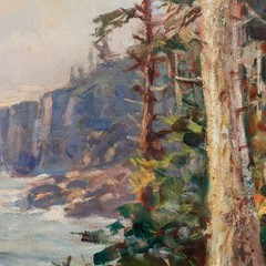 John Heiden (1894-1986) – Framed 20th Century Oil, Maine Coastline
