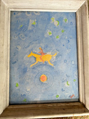 ALBERT TUOHY 11′ x 8″ Painting “The Horse and Moon”