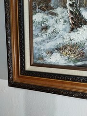 SIGNED JAMISON OIL PAINTING ARTWORK 29″×25″