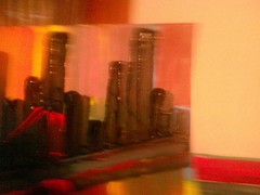 abstract paintings on canvas Brooklyn bridge 40by30 canvas acrylic