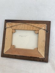 Vintage Coca Cola Farm / Barn scenery 12.25″×10.25″. D. Baxter artist Framed