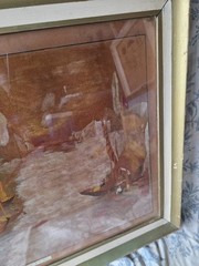 Attributed Frank H Mason Venice the Golden Watercolor Gouache Framed 19×25