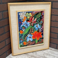 Noel Spangler ~Flower Forms II, A Country Gathering~ Enamel On Aluminum Painting